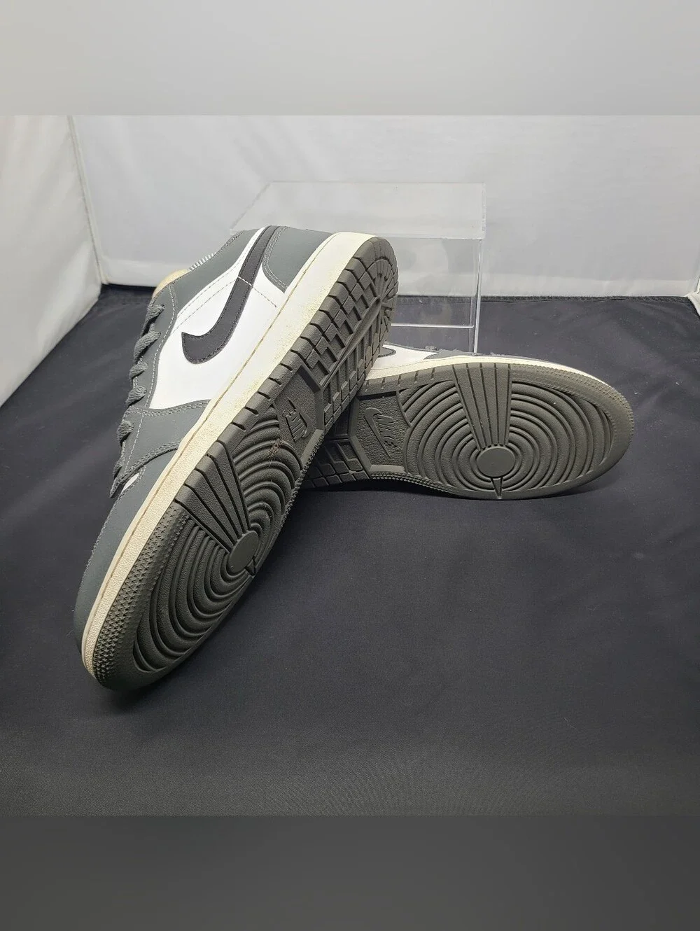Air Jordan 1 Low GS 'Iron Grey Black' 553560-152 Youth size 7Y